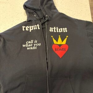 pressed paper reputation zip up hoodie